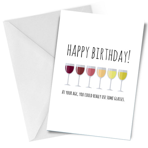 Use Some Glasses Greeting Card Birthday – Carver Junk Company