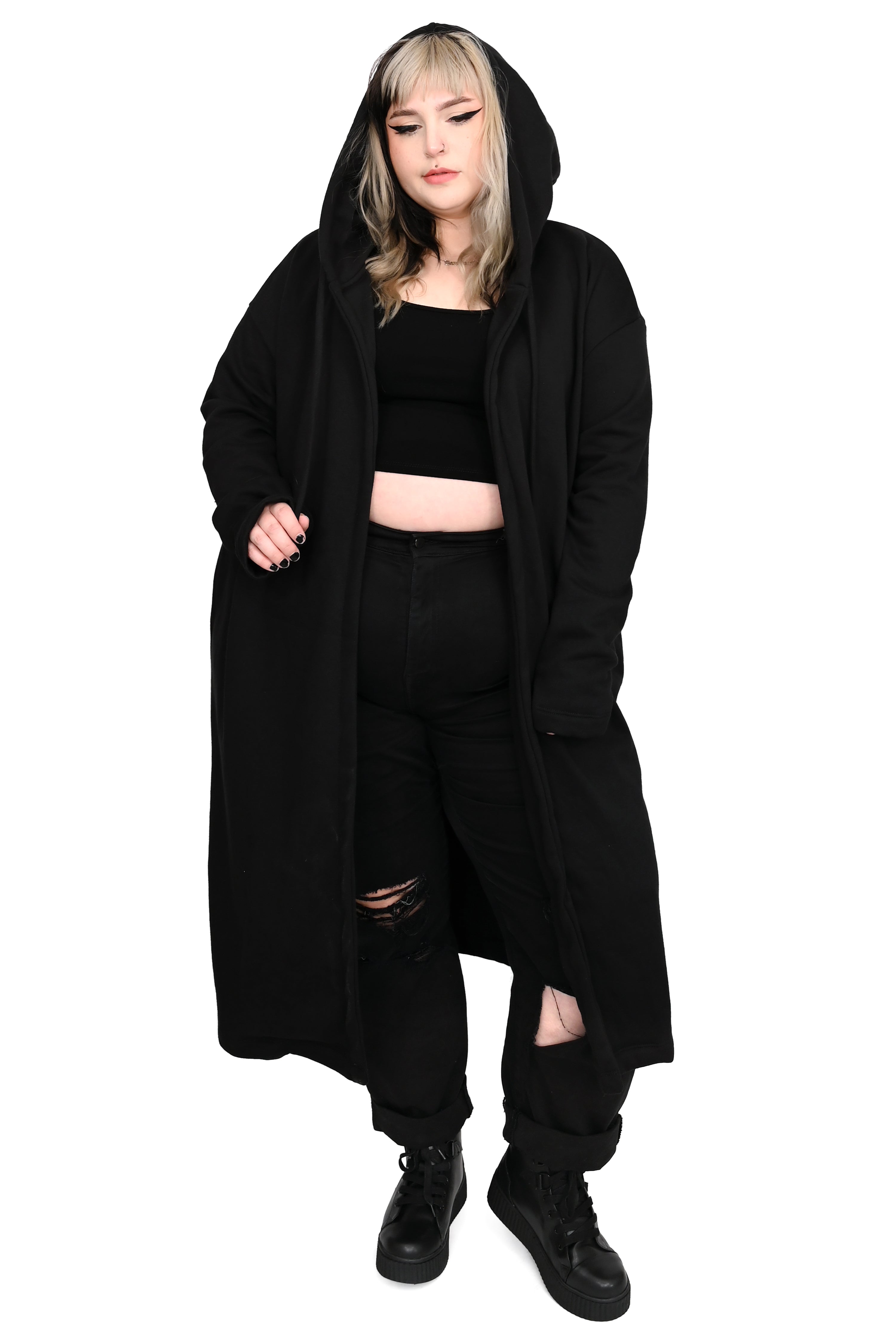 Bury A Friend Oversized Hooded Duster - FOXBLOOD product image