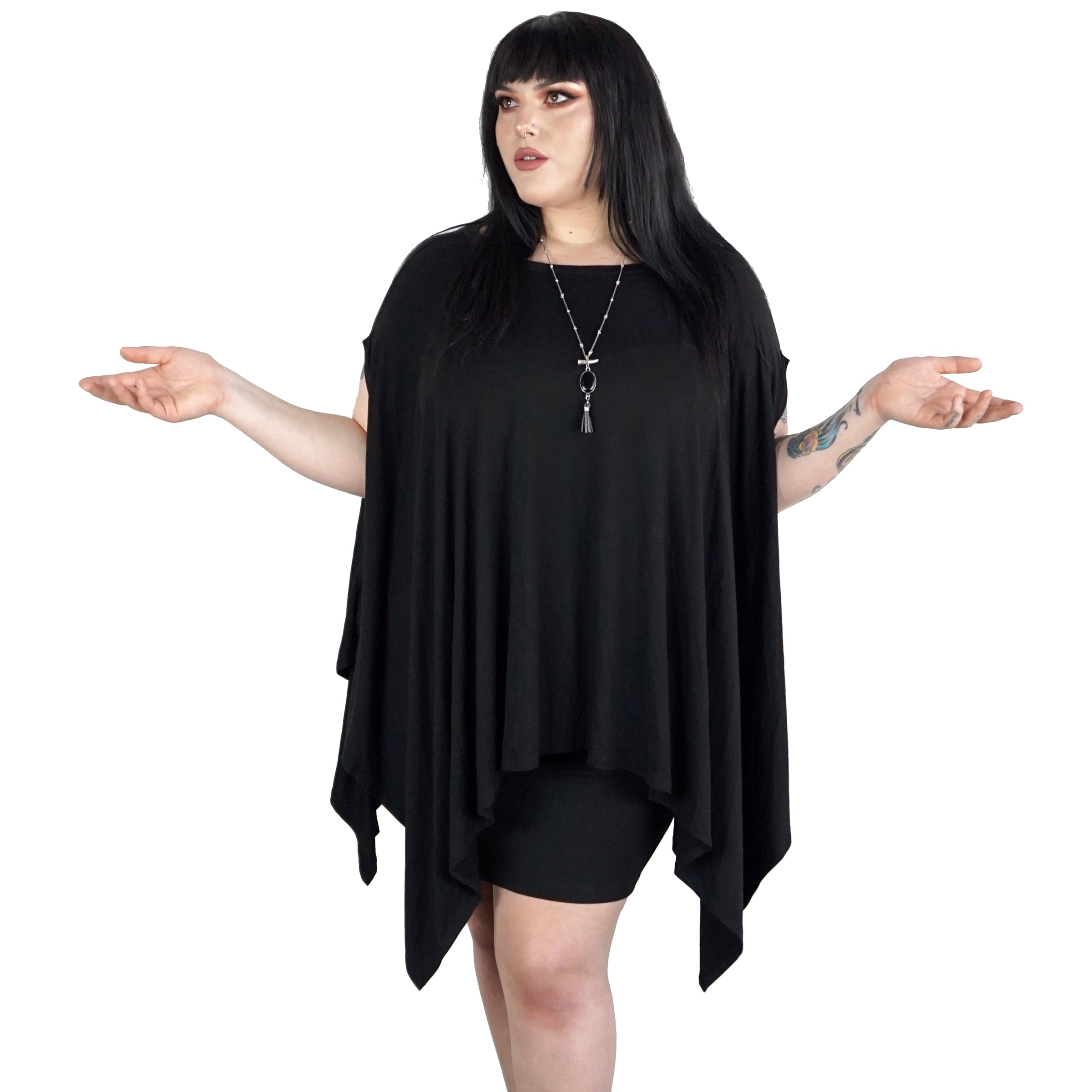 Rhiannon Flowing Oversized Tunic Top – FOXBLOOD SHOP