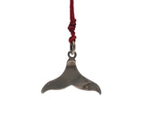 Dolphin Tail Silver Pendant