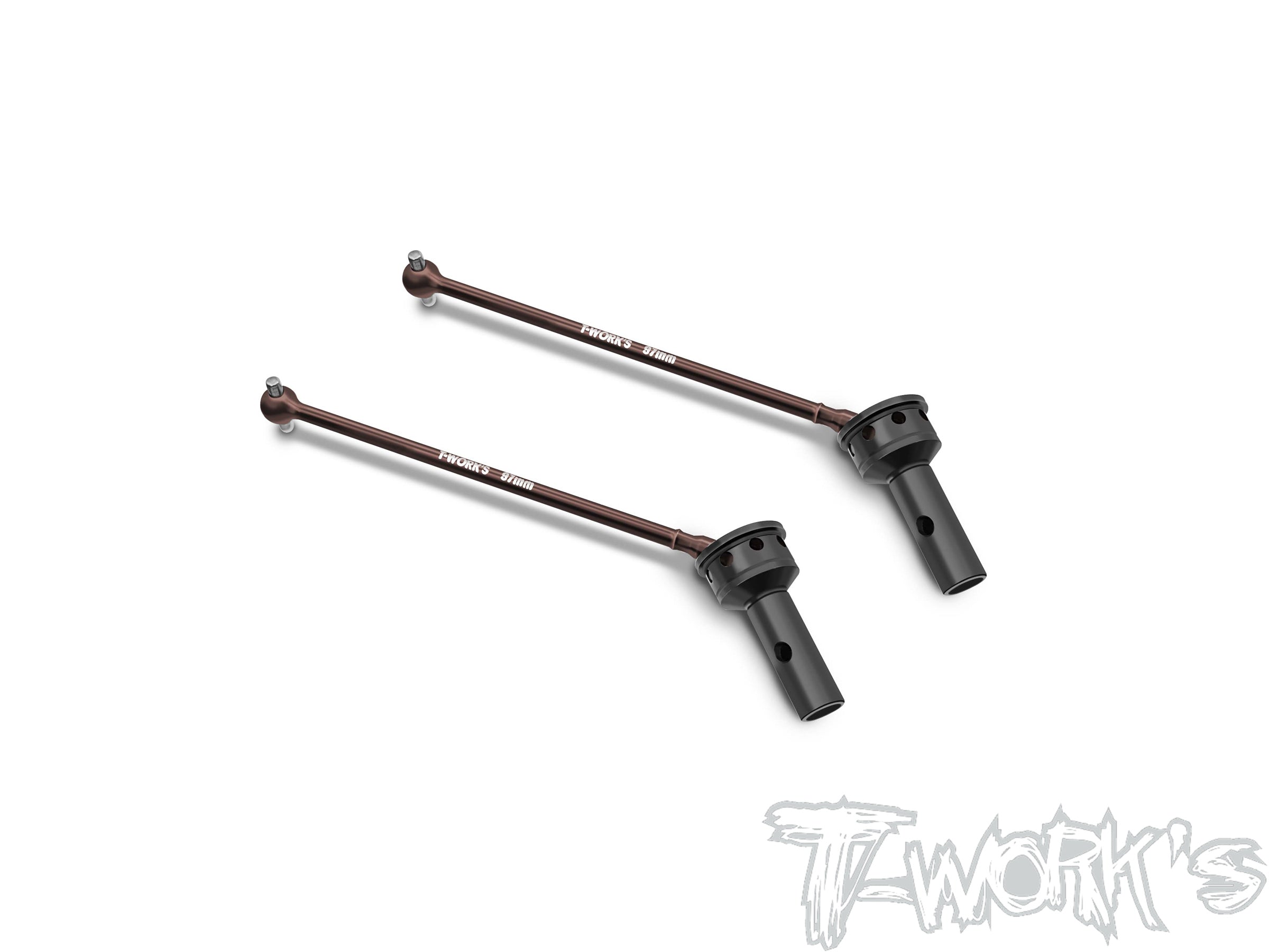 C-MBX8+3 Steel F & R CVD Set 97mm ( For Mugen MBX8/MBX7R/7 ) 2pcs.