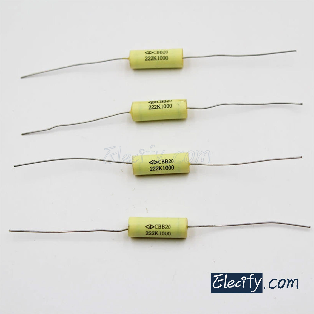 1000V 222 2.2nF 2200Pf Audio Polypropylene Axial Capacitor