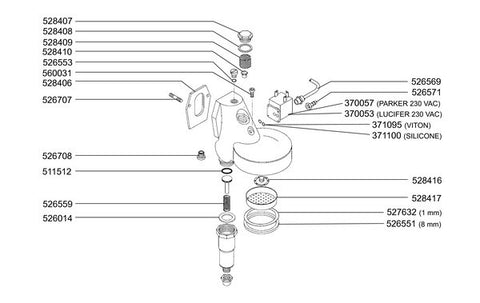 Shower Screen, Expobar Genuine