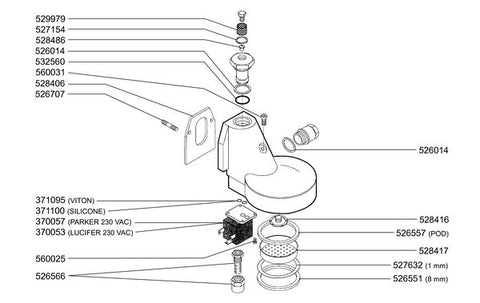 Shower Screen, Expobar Genuine