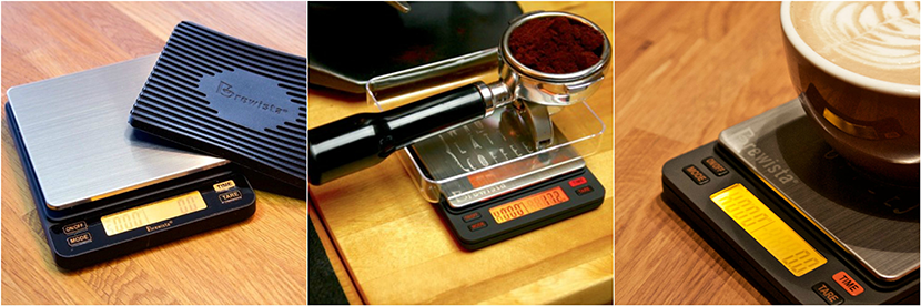 Scale Timer Black - Tiamo - Espresso Gear