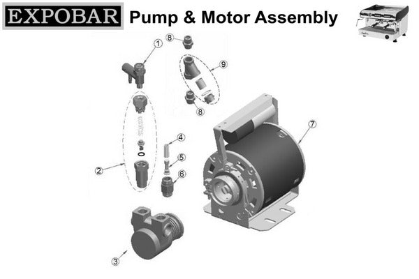 Procon Rotary Pump Flat Shaft