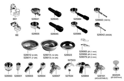 Portafilter Handle M12 x 1.75mm Thread