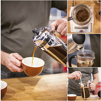 French Press with Grounds Lifter, French press coffee, without the  cleanup. Learn more:  By OXO