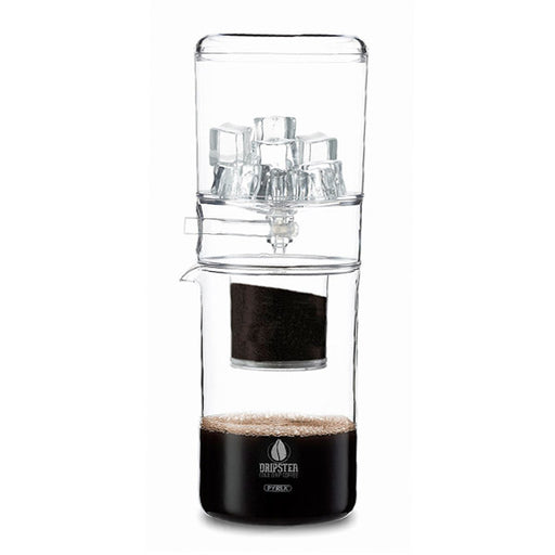 25 Cup Cold Drip Maker Straight Black Wood Frame – Yama Glass