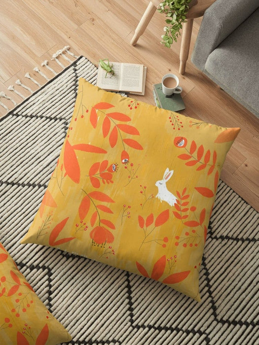 Suki McMaster Floor Cushion - Autumn Rabbit