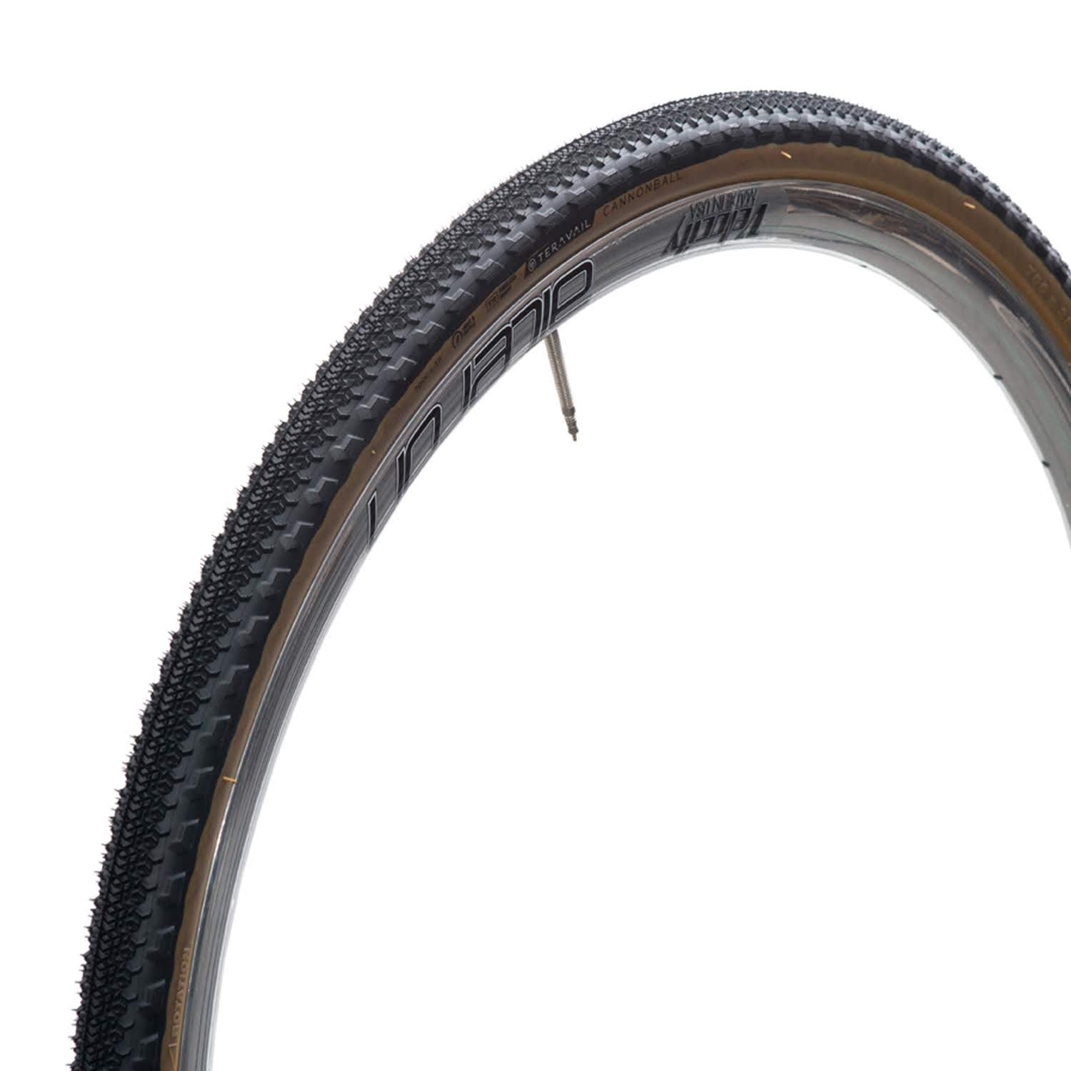 変革のパワーを授ける・願望成就 Teravail Cannonball Bicycle Tire 700 x 47 60tpi  Durable Casing with Bead-to-Bead Puncture Protection Black Sidewall 並行輸入品 