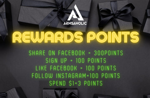 Armsaholic rewards points