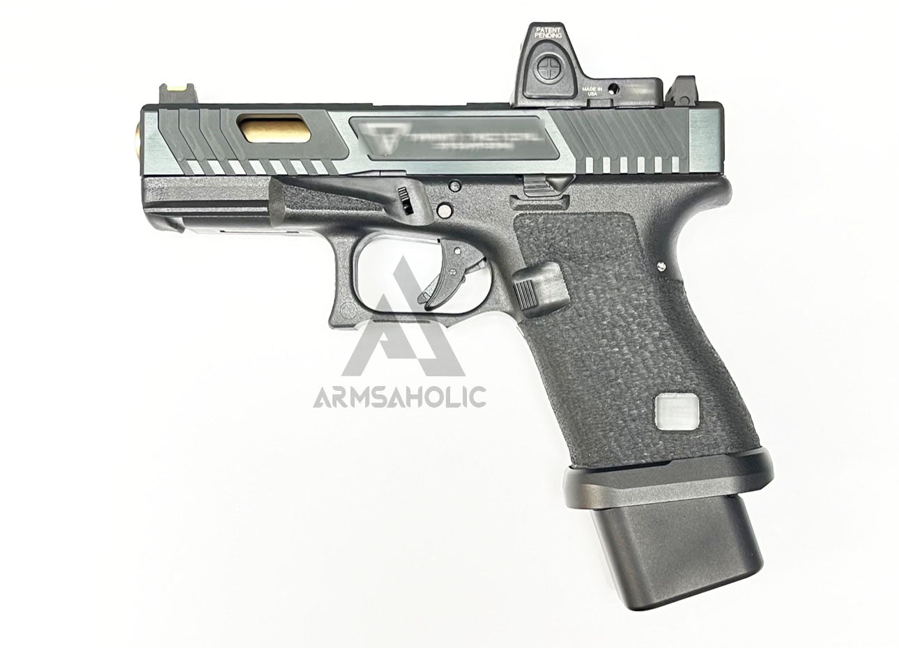 ArmsAholic Custom - T-Style 19 RMR GBB with Silicon Carbide Grip