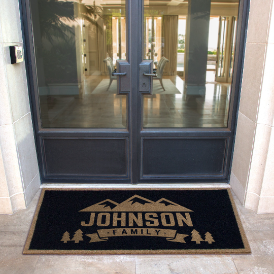 Family Name Entry Rug Personalized Entryway Rug Entrance Rug for