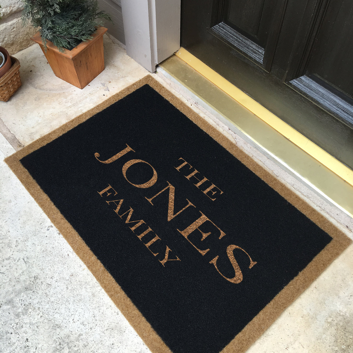 Infinity Custom Mats All Weather Personalized Door Mat Style