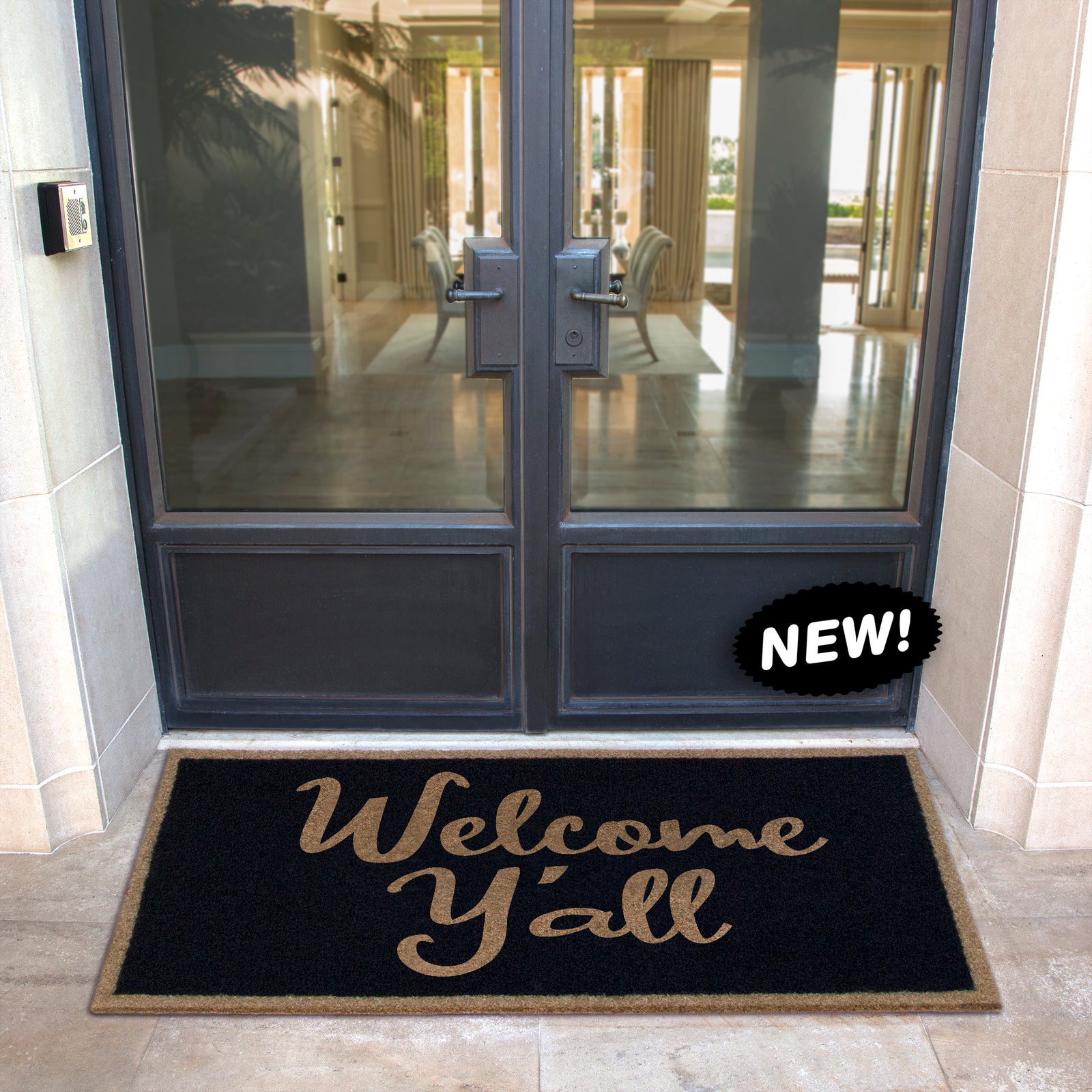 Infinity Custom Mats™ All-Weather Door Mat - STYLE: WELCOME COLOR