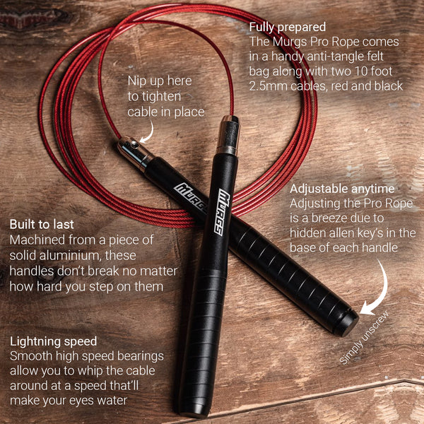 Murgs Pro Rope Skipping Rope informational Image