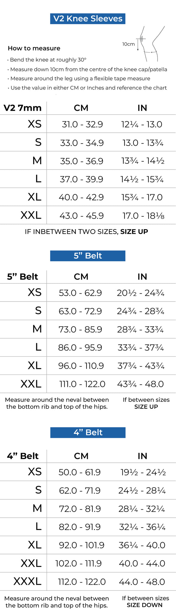 Murgs Strength Bundle Size Guides