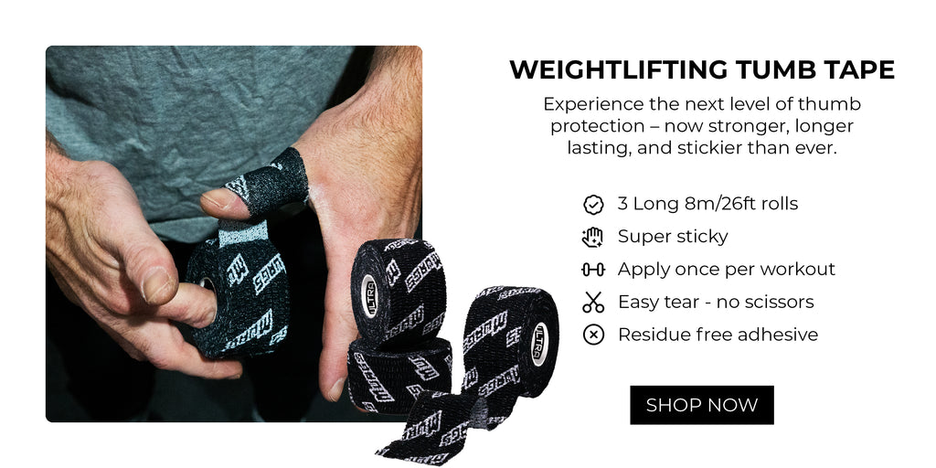 Shop Murgs weightlifting thumb tape