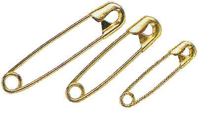 Nickel-Plated Steel Safety Pins, Essential For A Multitude Of Uses