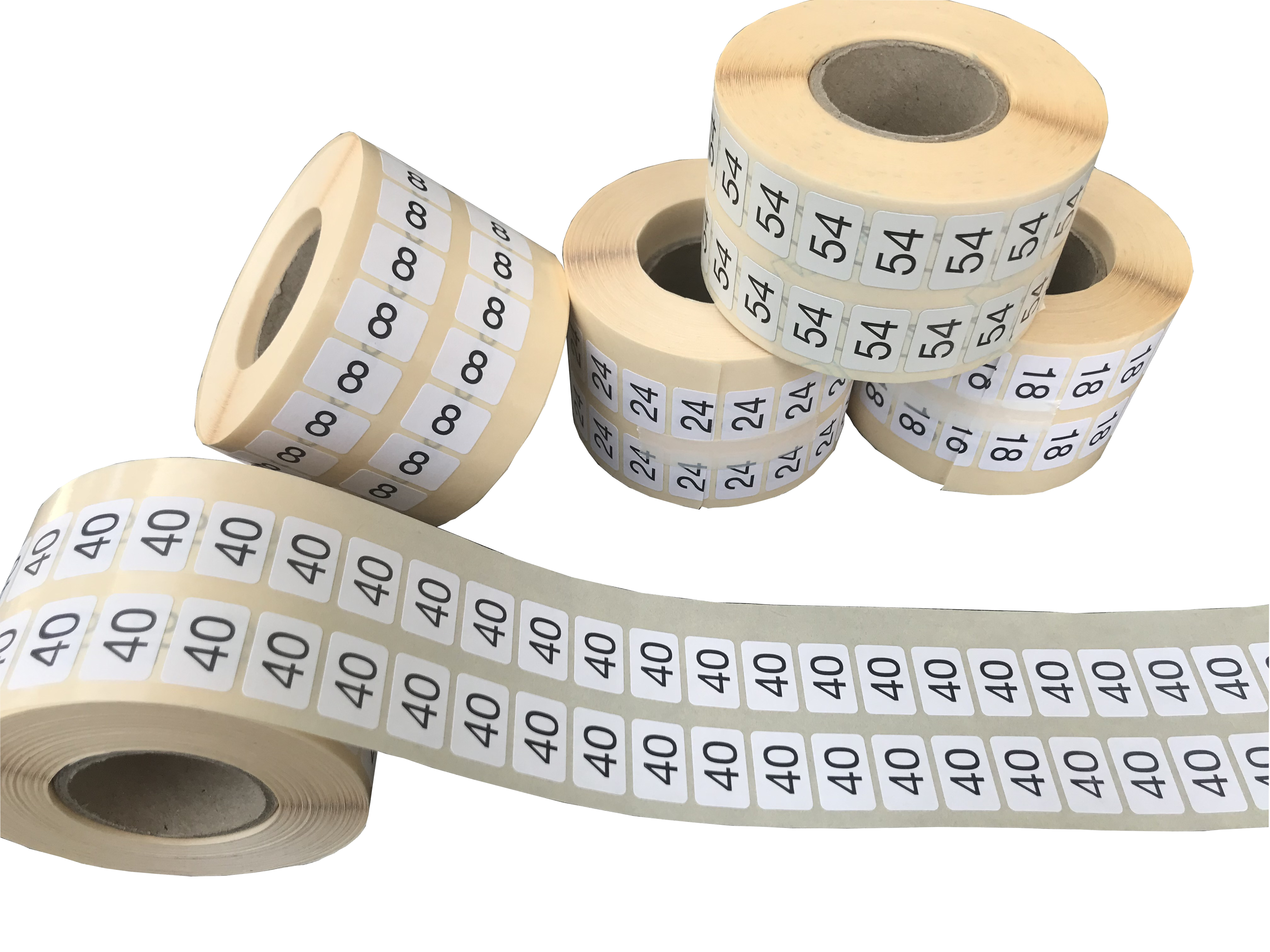 Self-Adhesive Labels Peelable Single Sizes