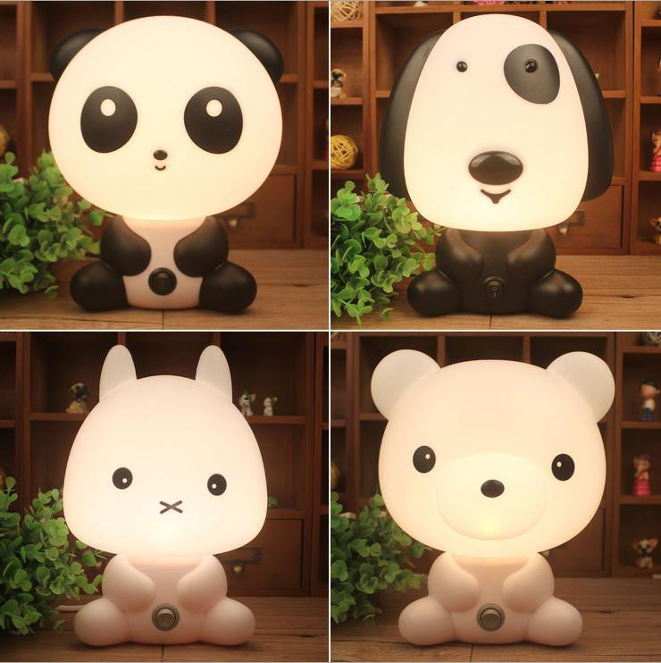 Lampe de chevet pour enfant Panda/Lapin/Chien/Ourson ...