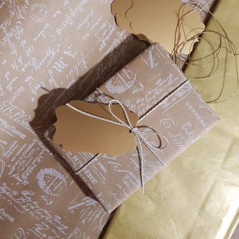 Gift Journal My Notebook Wrapped in Vintage Brown