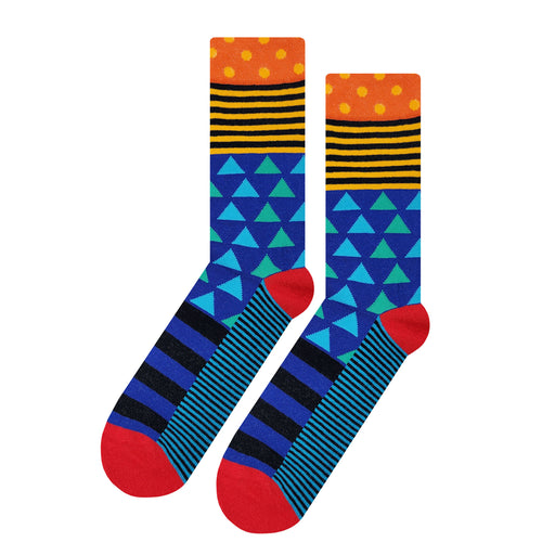 Orange Bicycle Socks - Fun and Crazy Socks at