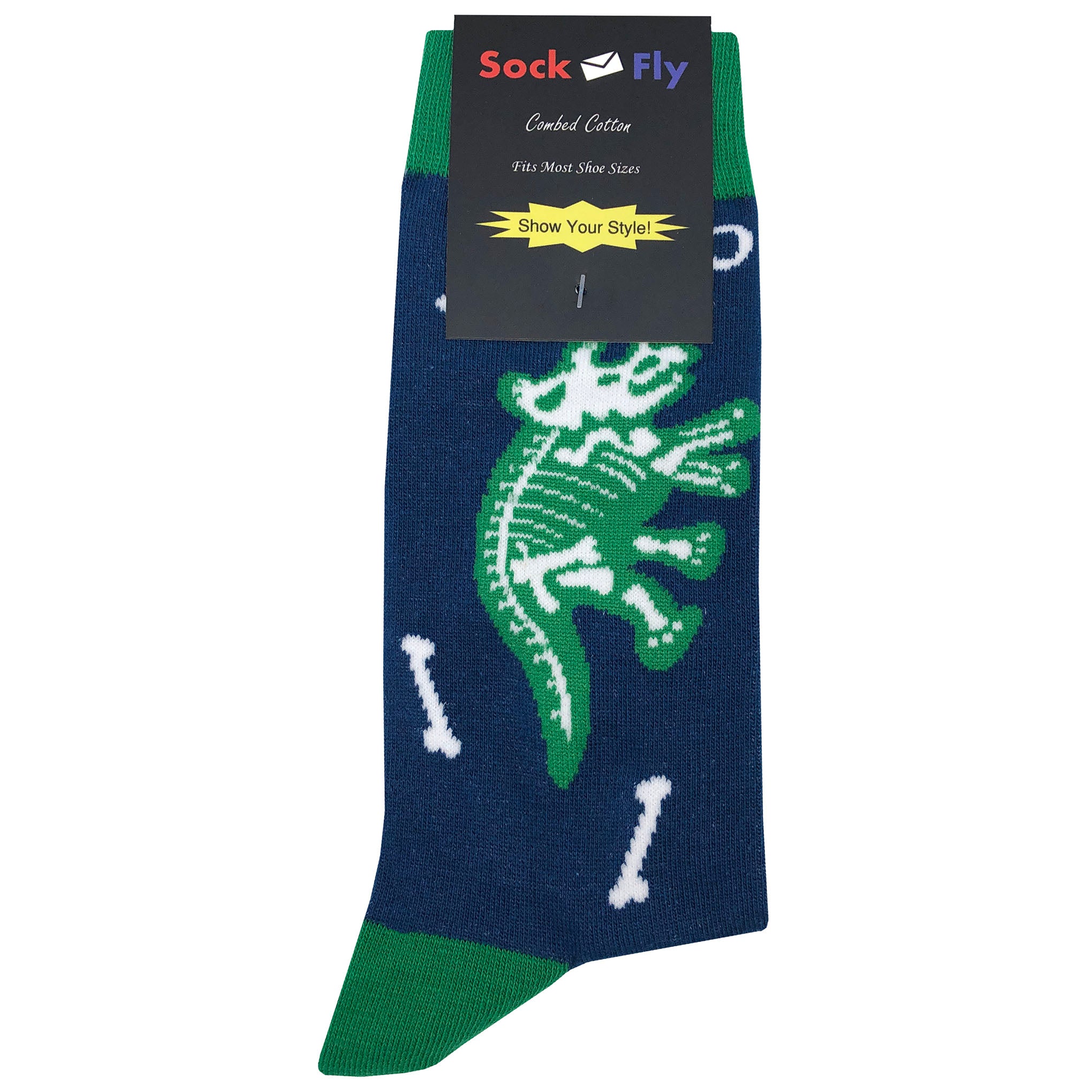 Dinosaur Bone Socks - Fun and Crazy Socks at Sockfly.com