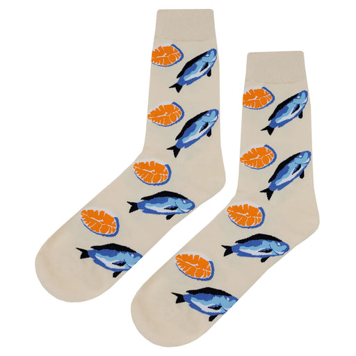 Seafood Socks - Oyster, Shrimp, Salmon - Fun, Comfy Socks – Olie's Gift &  Ship