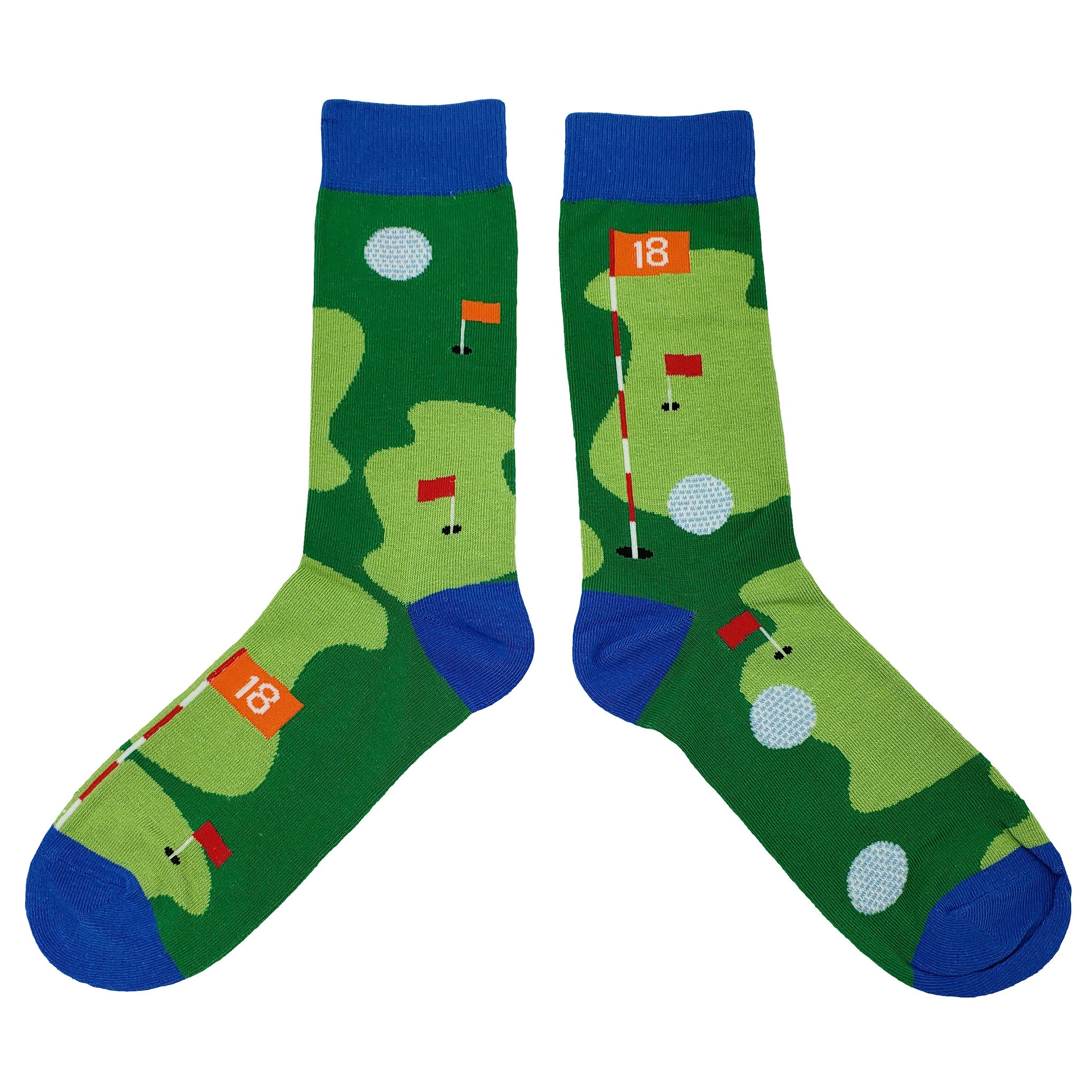 Golf Hole 18 Socks - Fun and Crazy Socks at Sockfly.com