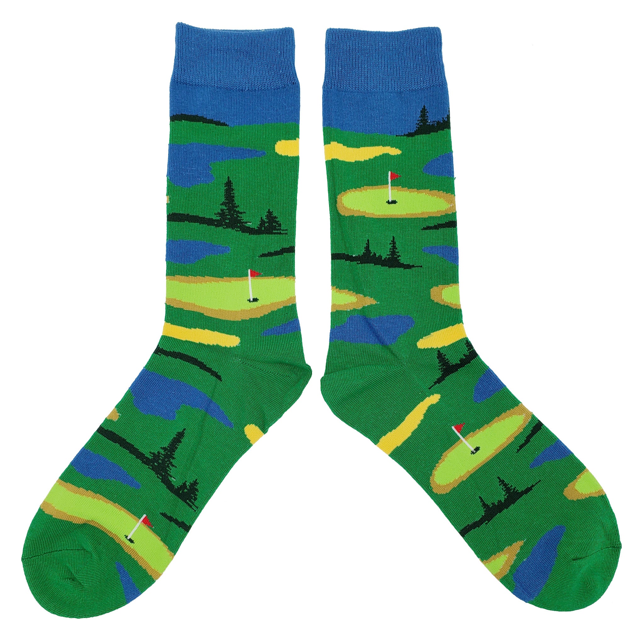 Golf Green Socks - Fun and Crazy Socks at Sockfly.com