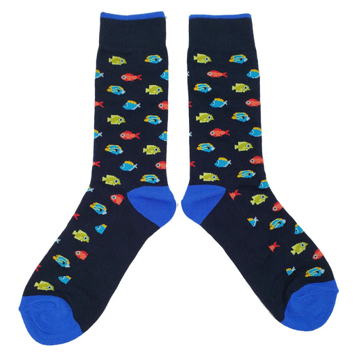 Salt Water Fish Socks - Fun and Crazy Socks at