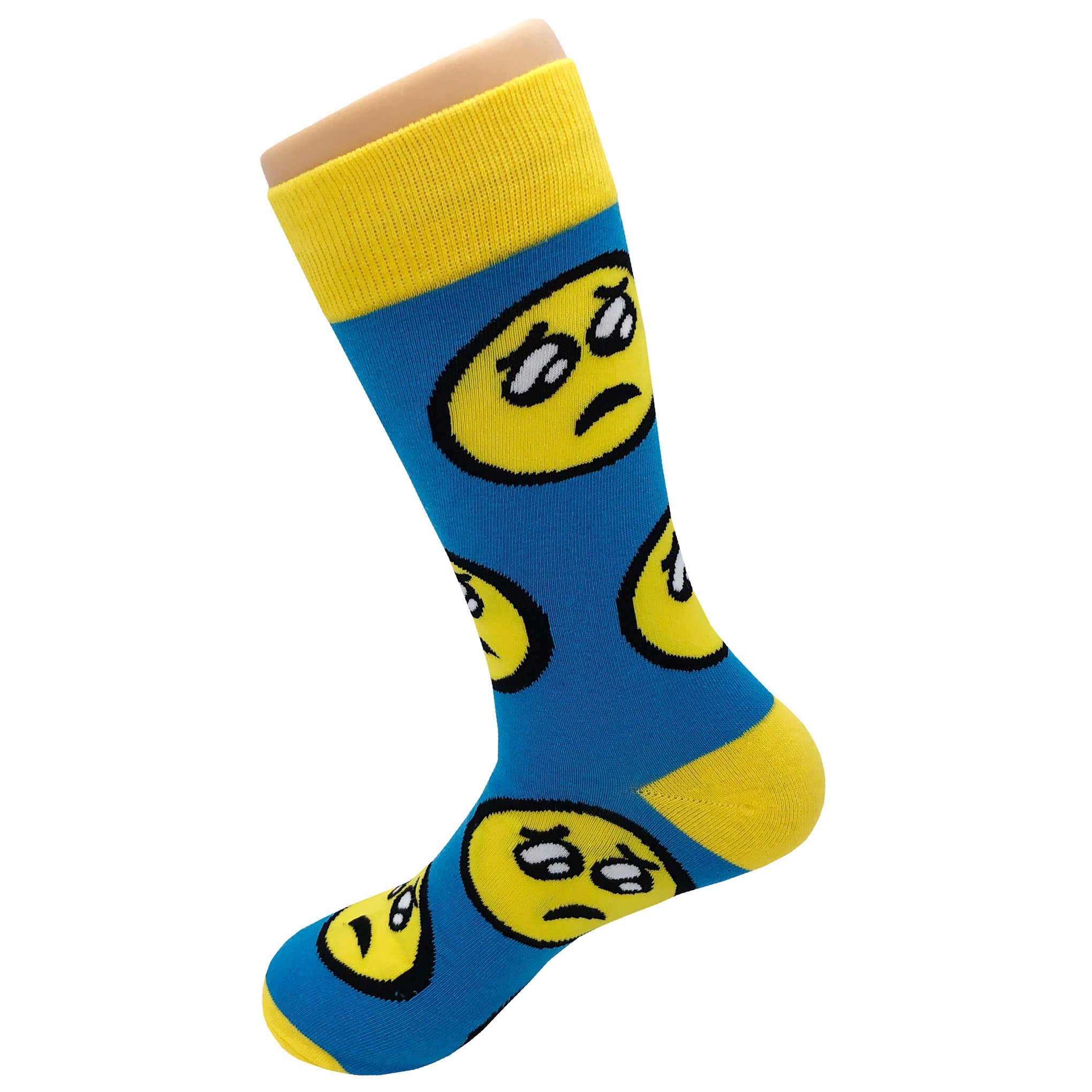 Sad Emoji Socks - Fun and Crazy Socks at Sockfly.com