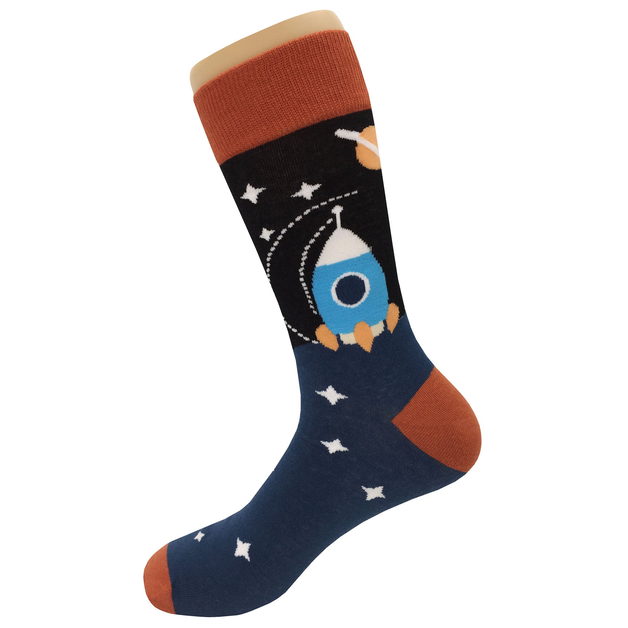 Space Rocket Socks - Fun and Crazy Socks at Sockfly.com