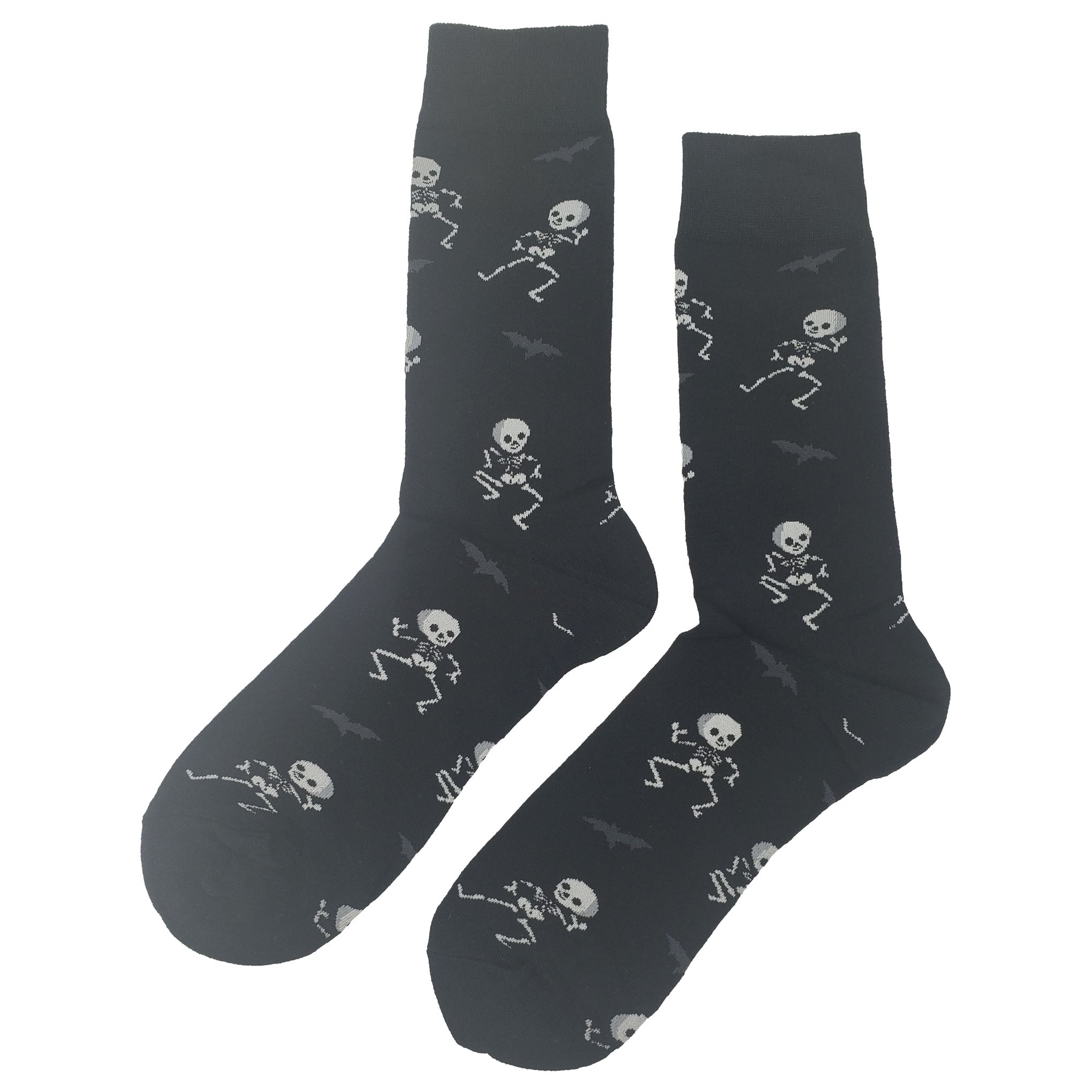 Spooky Skeleton Socks - Fun and Crazy Socks at Sockfly.com