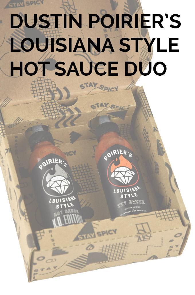 Dustin Poirier's Louisiana Style Hot Sauce  Duo