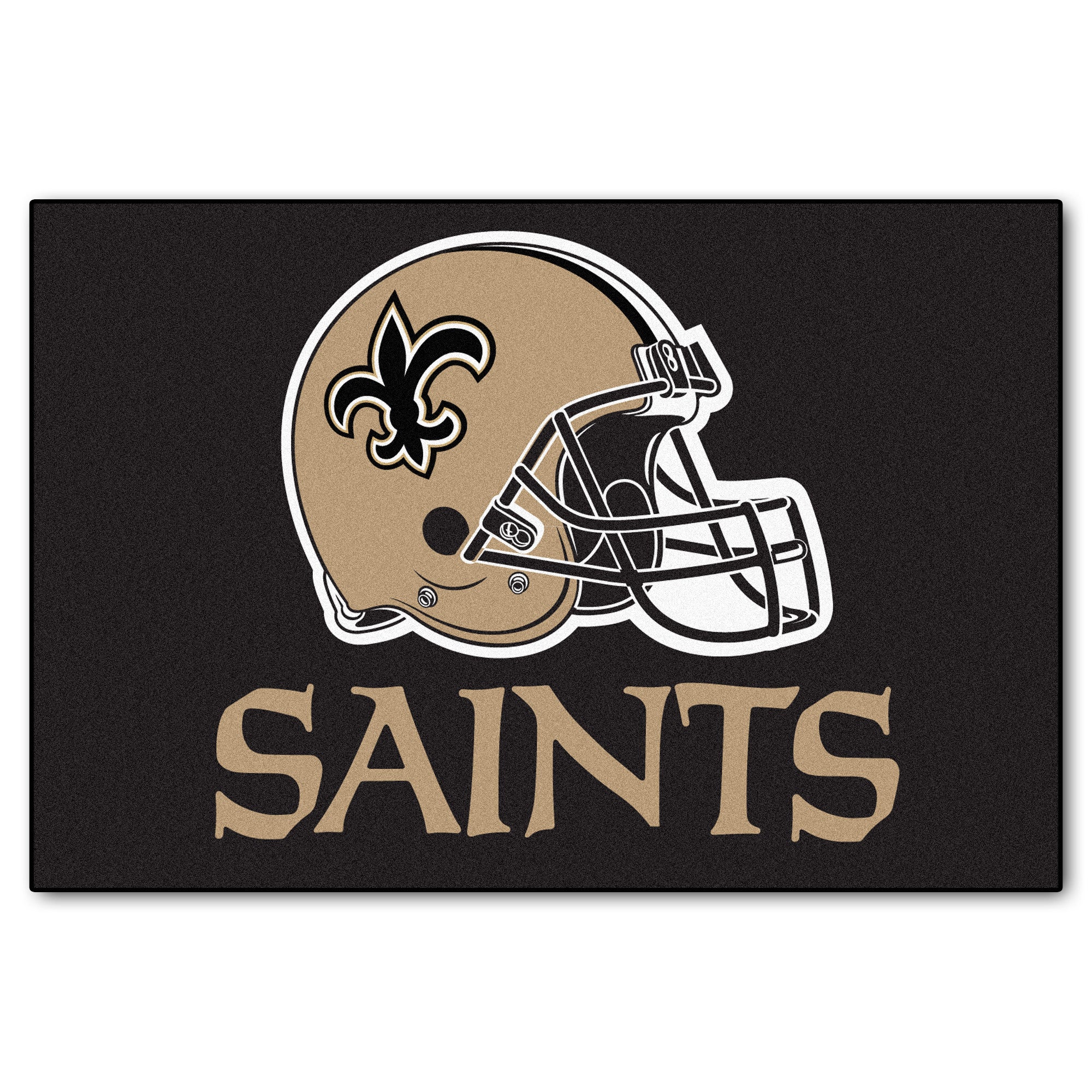 NFL - New Orleans Saints Football Field Runner 30x72