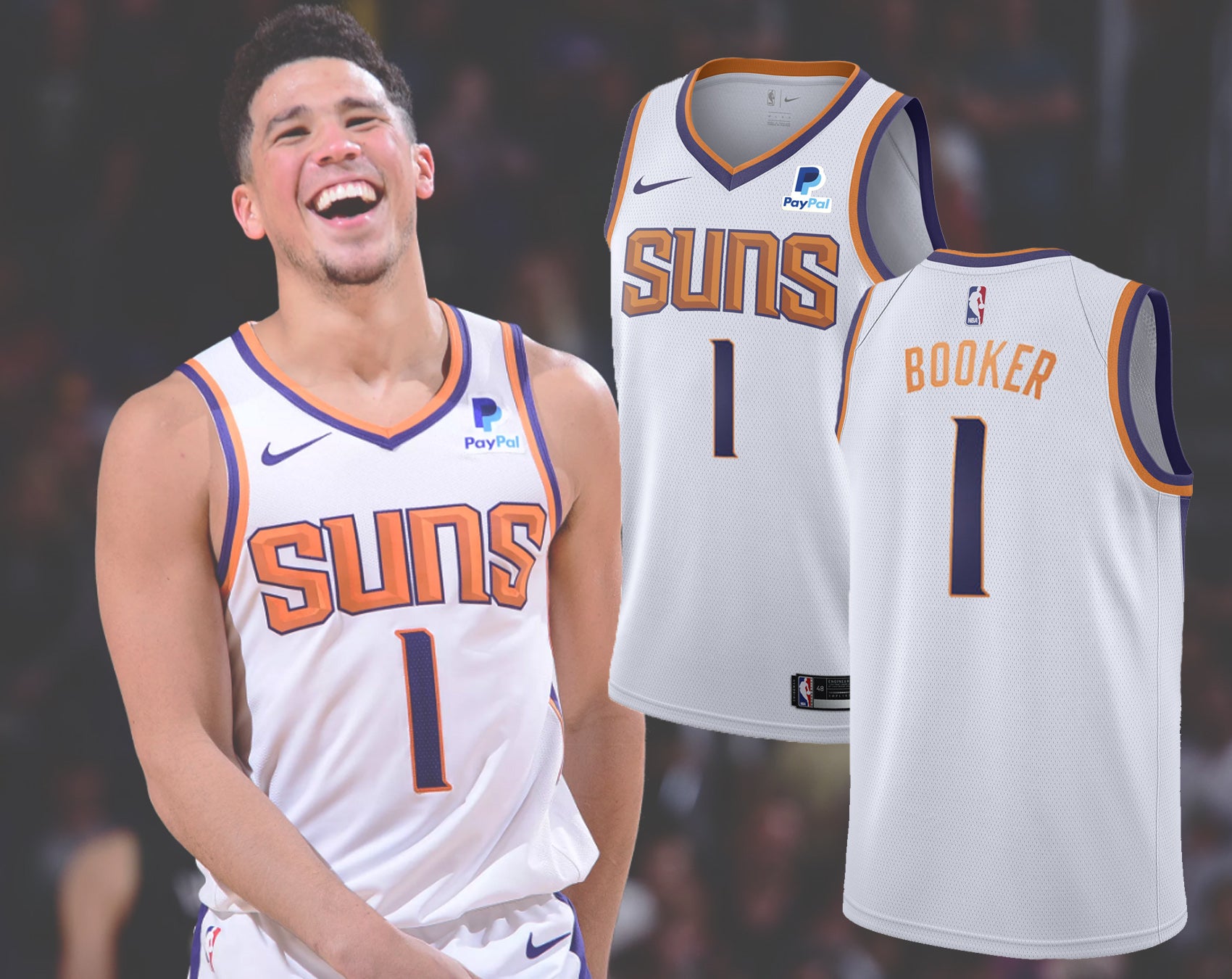 mens nike devin booker jersey sale