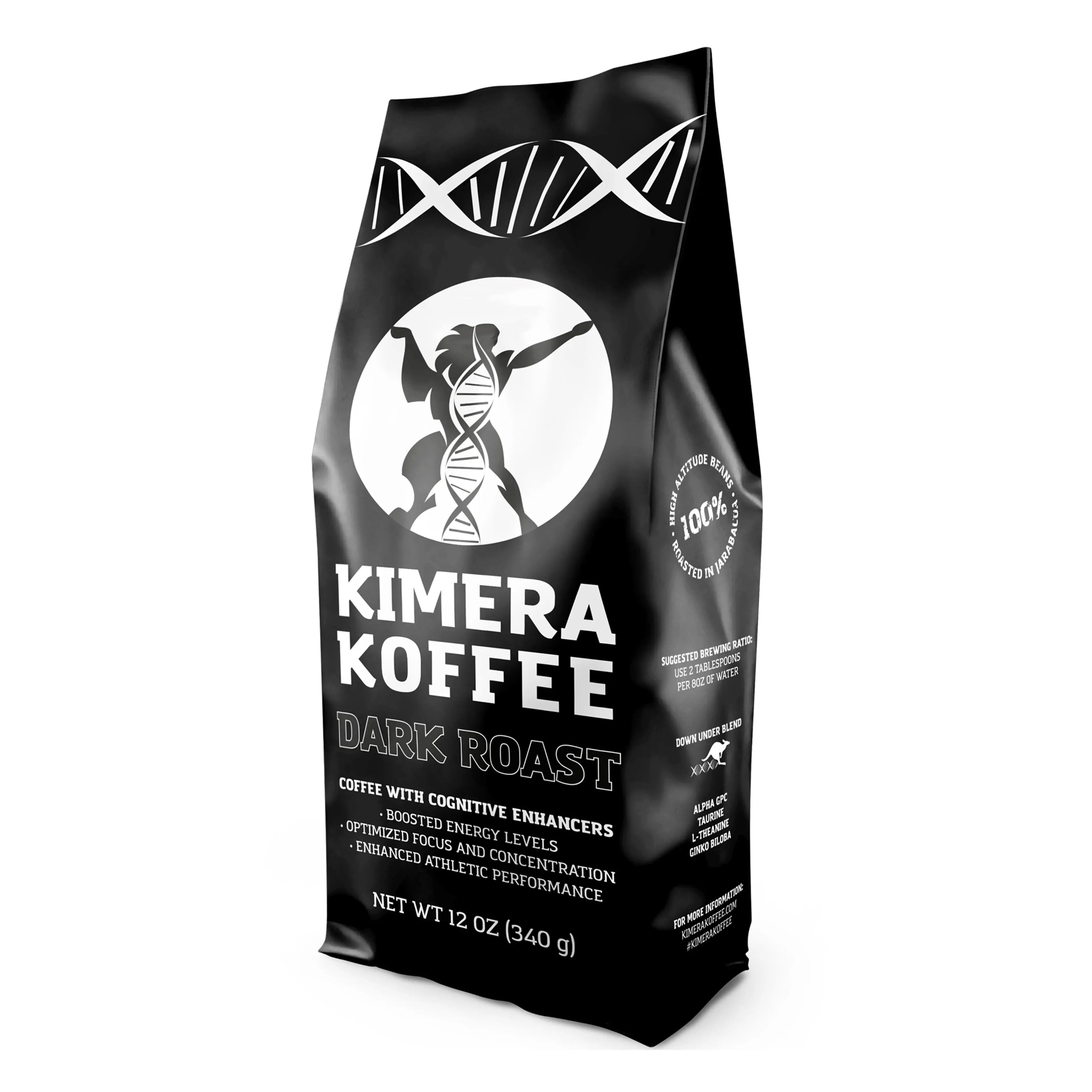 Dark Blend Organic Ground (12oz) - Kimera Koffee product image