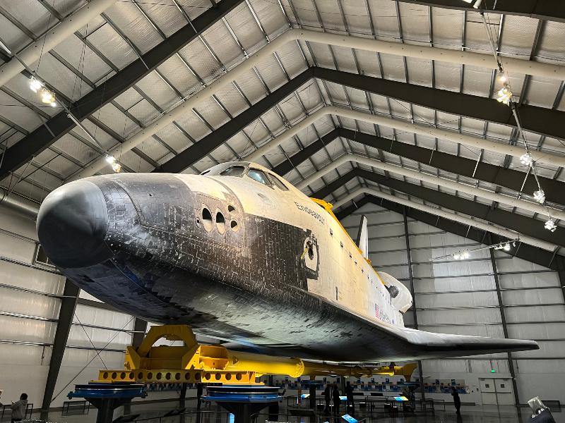 Space Shuttle Endeavour left side