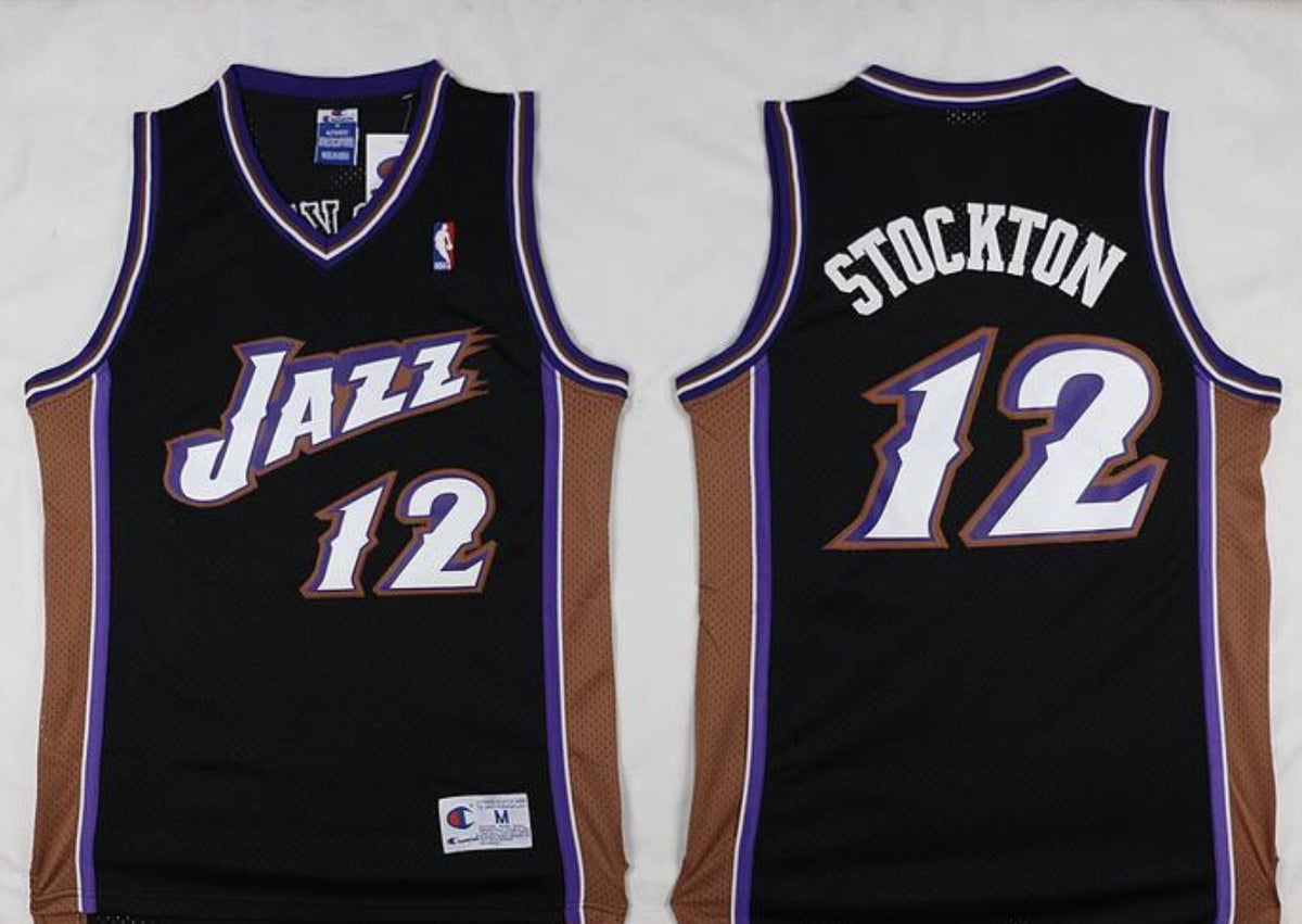 john stockton throwback jersey