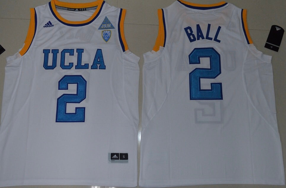 white lonzo ball jersey