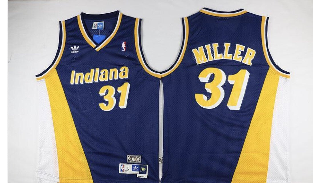 reggie miller jersey throwback