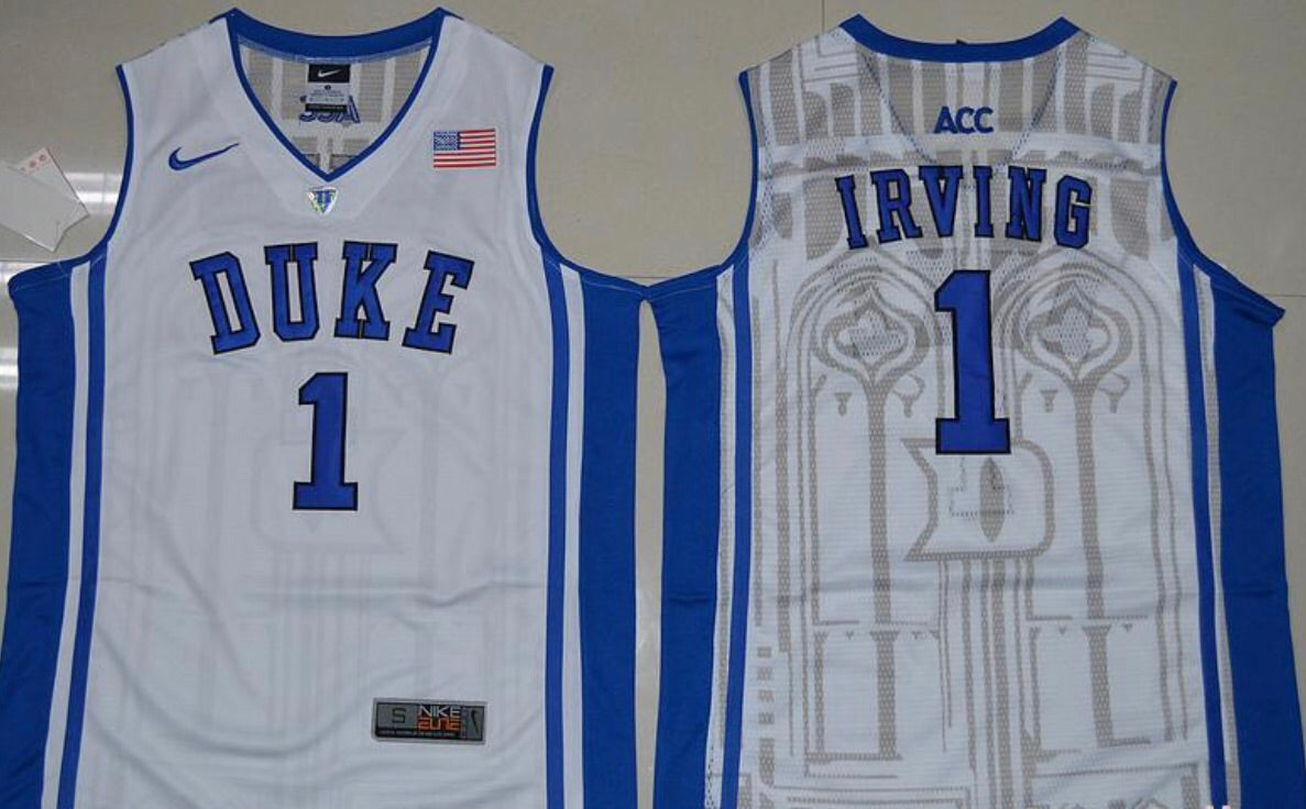 kyrie irving college jersey