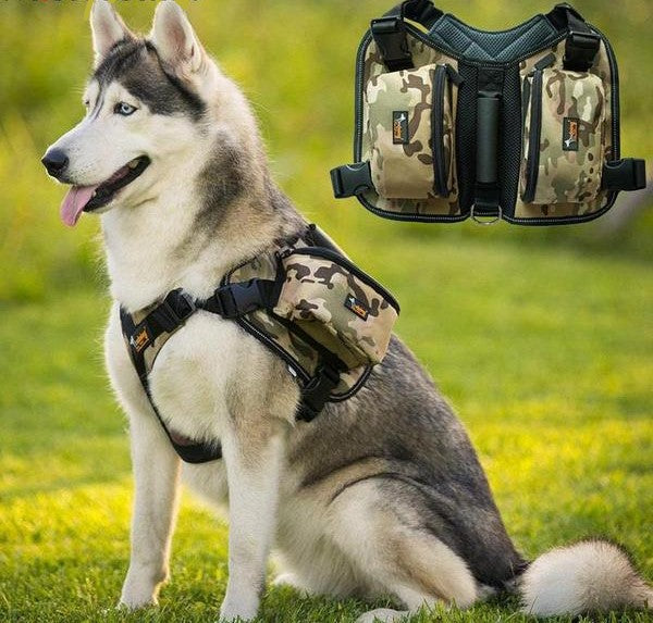 Saddle Bag Harness for Big Dogs 