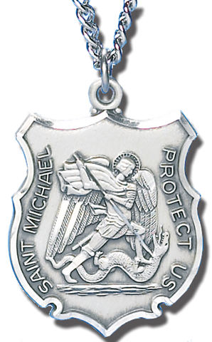 large st michael pendant