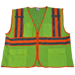 Petra Roc ANSI Deluxe Two Tone DOT Class 2 Safety Vest