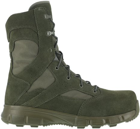 reebok men's dauntless 8 tactical boots with side zip