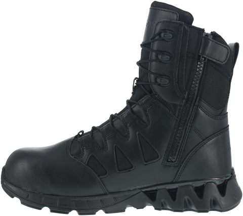 reebok 8 zigkick tactical side zip boots